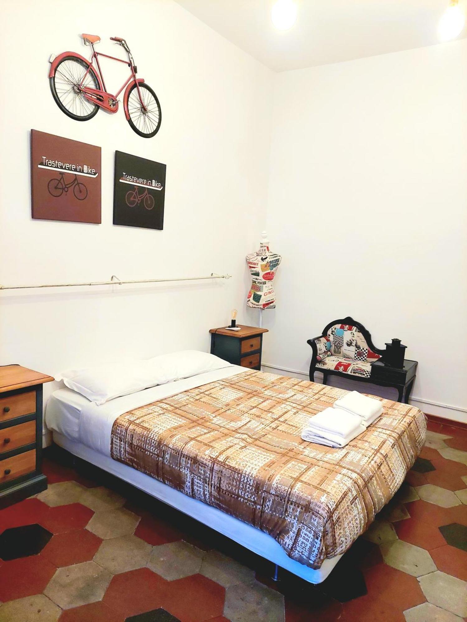 Trastevere In Bike - Con Wi-Fi E Ac Roma Dış mekan fotoğraf